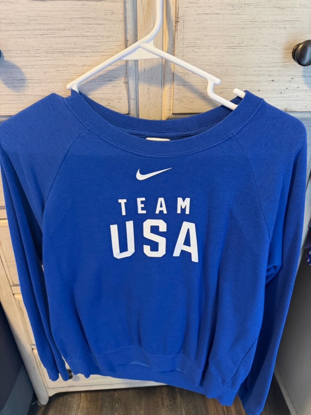 Nike Blue TEAM USA Crew Sweatshirt
